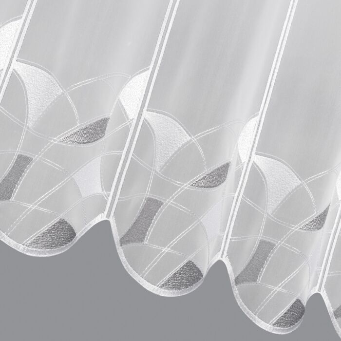 Transparenter Bistrovorhang Gina, 145x45 cm