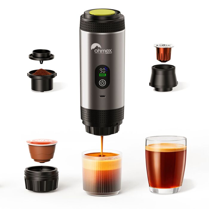 Ohmex Tragbare Kaffeemaschine «3in1 Reise»