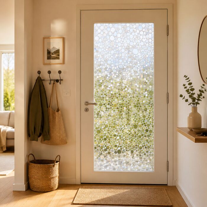 Film statique pour fenêtres «Codol», protection visuelle semi-transparente, réutilisable