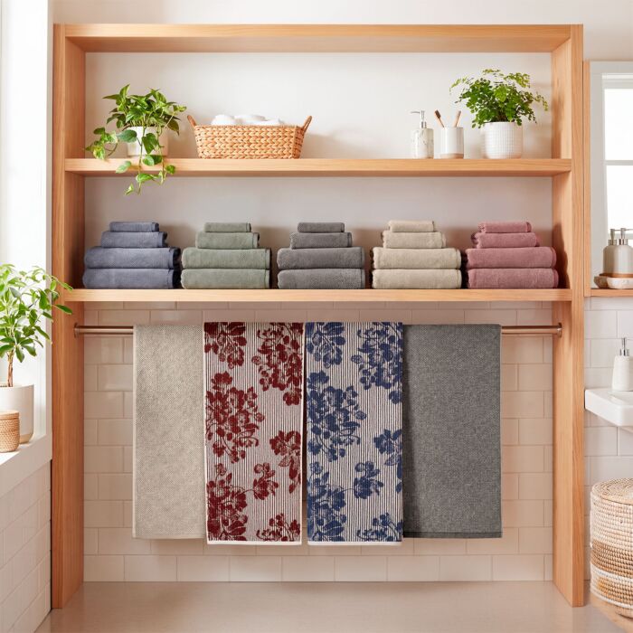Linge éponge «Two Tone», texture mélange, grande capacité d'absorption