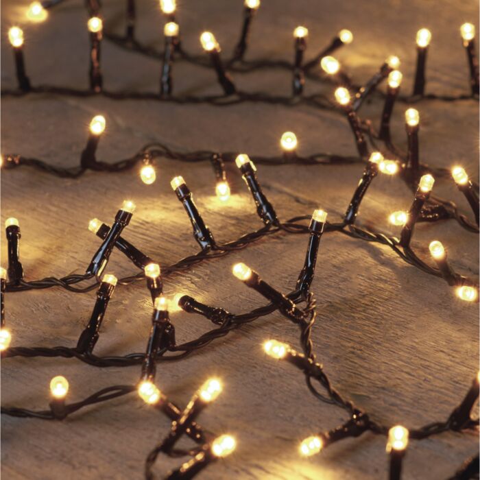 Guirlande lumineuse LED, blanc chaud, rechargeable par USB