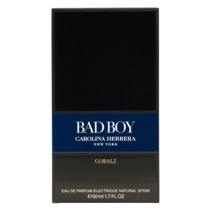 Eau de Parfum Carolina Herrera «Bad Boy Cobalt», parfum boisé et aromatique pour hommes, 50 ml