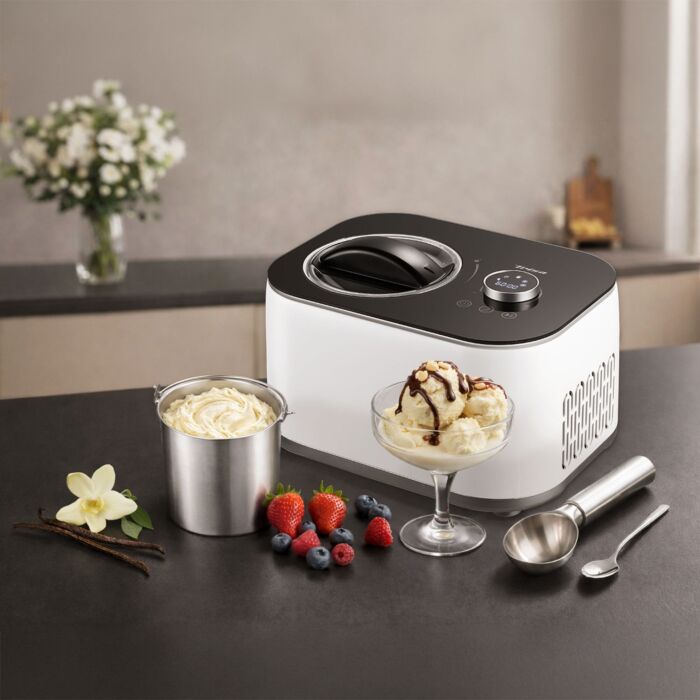 Trisa Glacémaschine «La Cremeria Plus», für Glacé, Sorbet, Slushies und Joghurt