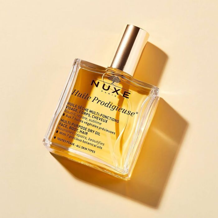 Huile sèche Nuxe «Huile Prodigieuse®», pour le visage, le corps et les cheveux, 100 ml