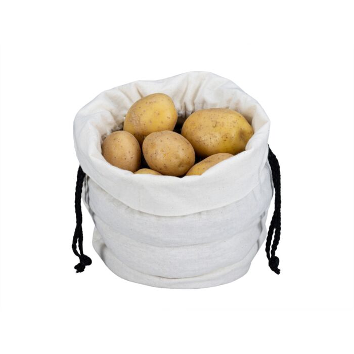 Kirschkern-Kartoffeltasche aus Jute, wärmespeichernd, beige