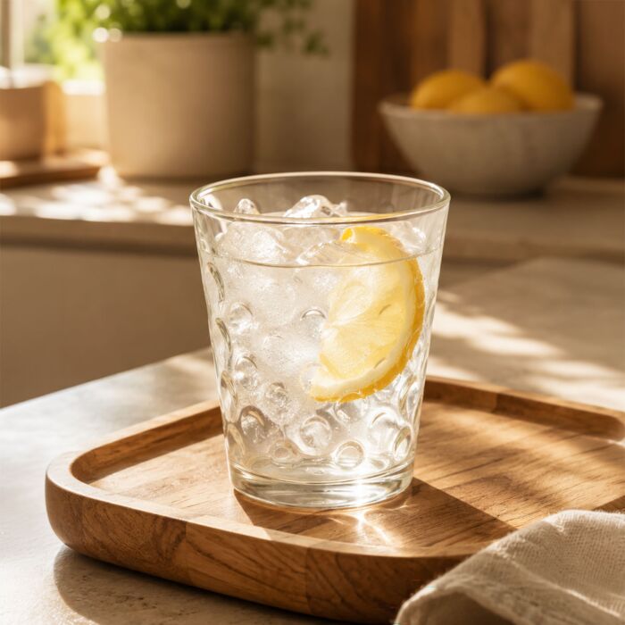 Gläser-Set «Dots», 6-teilig, 280 ml, mit Reliefstruktur