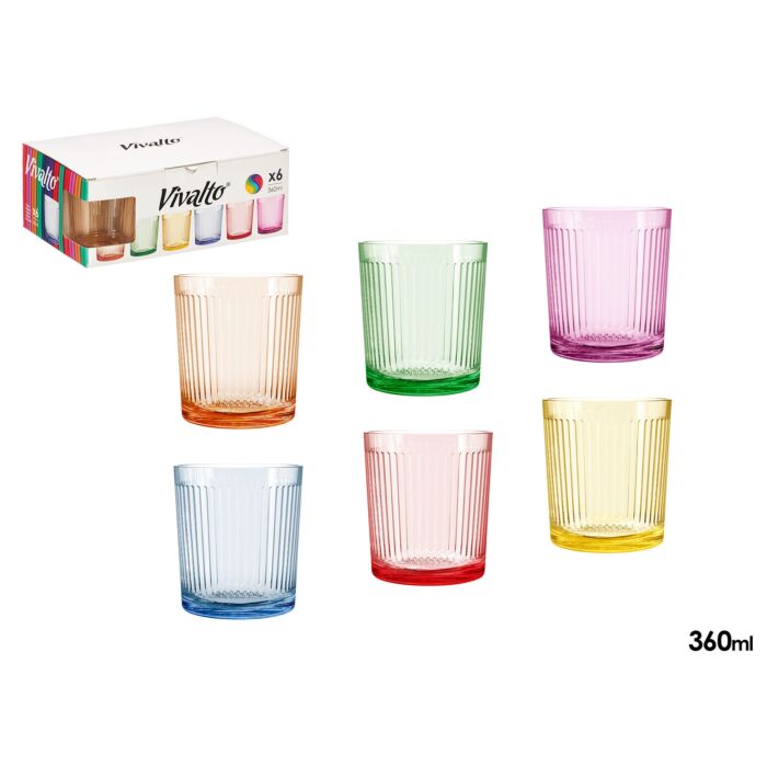 Lot de verres «Stripes», 360 ml
