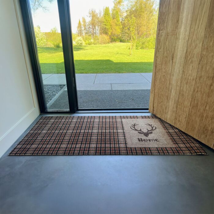 Tapis de passage «Deer Home», antidérapant, 67x150 cm