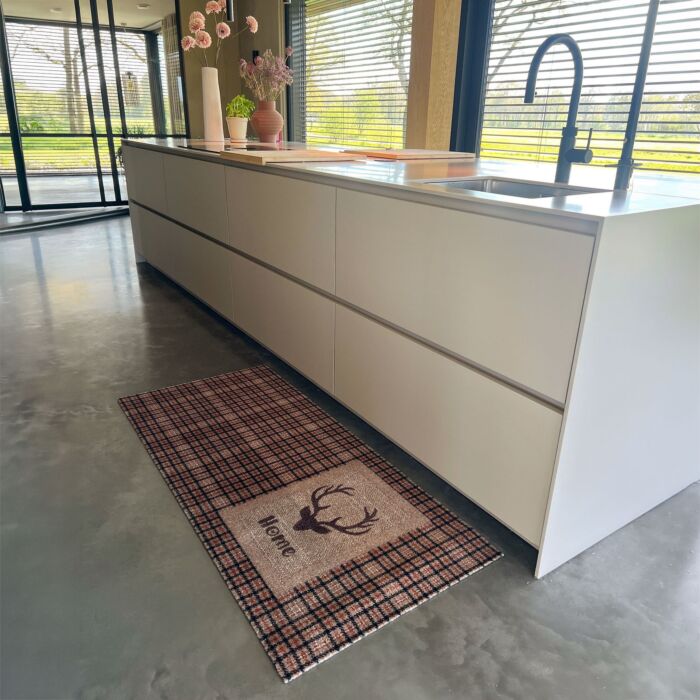 Tapis de passage «Deer Home», antidérapant, 67x150 cm
