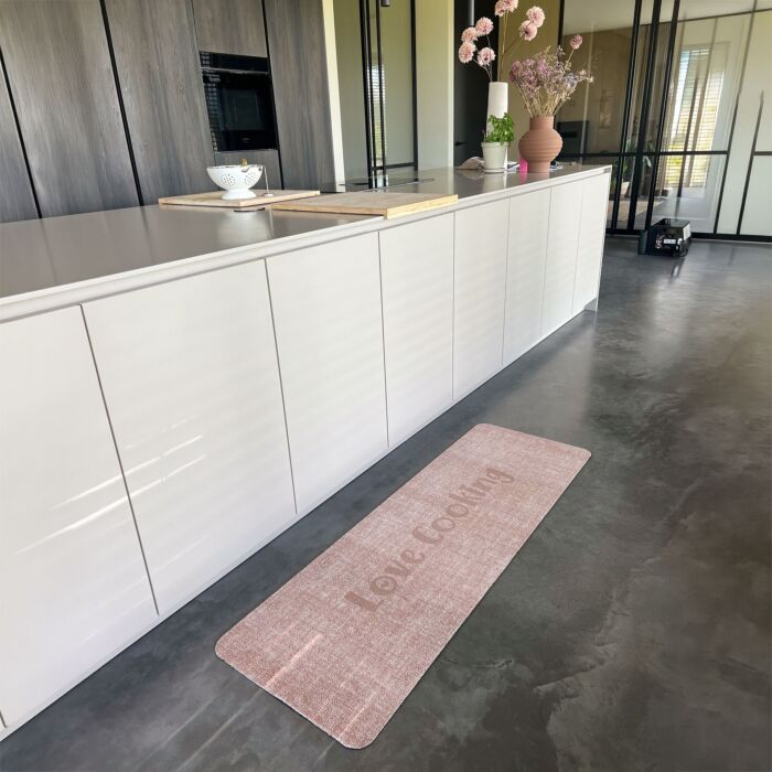 Küchenläufer Cook&Wash «Love Cooking», rutschhemmend, 50x150 cm