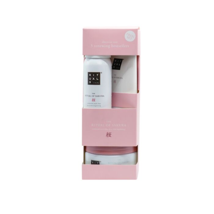 Coffret cadeau Rituals «The Ritual of Sakura», 3 soins phares à la fleur de cerisier et au lait de riz