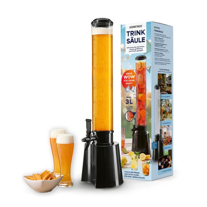 GOURMETmaxx Getränkesäule, 3 l