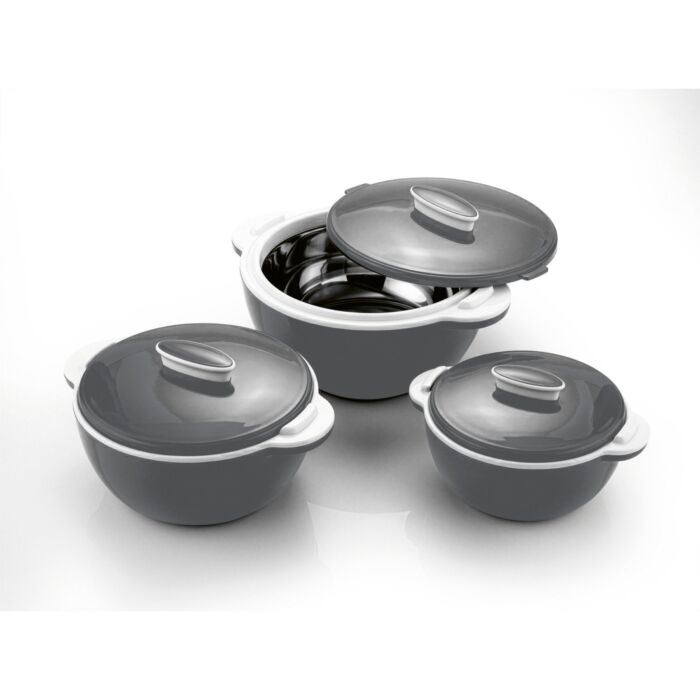 Lot de bols isothermes GOURMETmaxx, empilables pour un gain de place