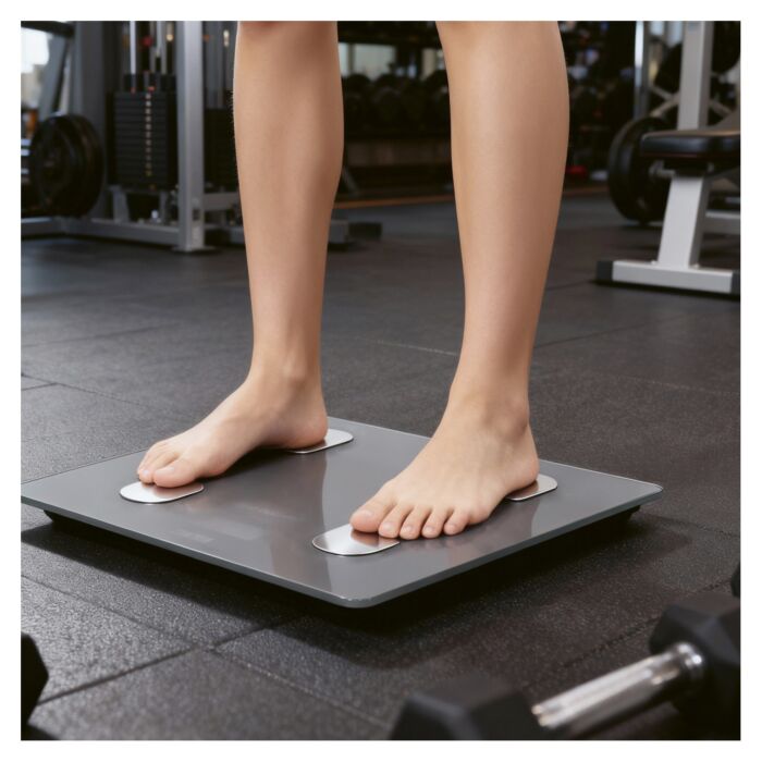 VITALmaxx Diagnosewaage «Smart Body Scale», 12 Körperwerte, Bluetooth®, 180 kg