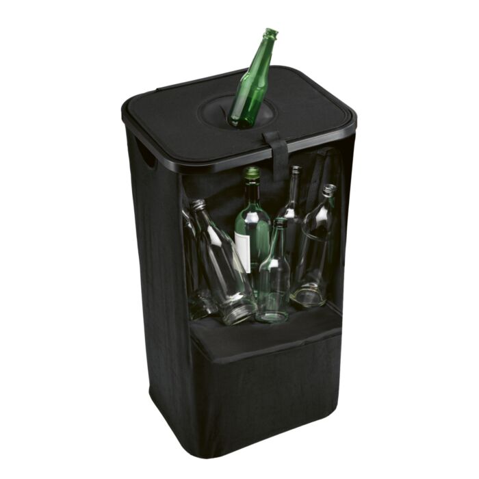 EASYmaxx Pfandflaschen-Sammelbehälter, 100 l, Anti-Glasbruch-System, 25 kg Traglast