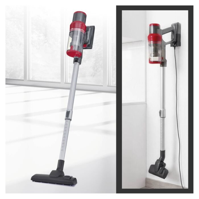 CLEANmaxx Akku-Zyklon-Staubsauger, 2-in-1, 22,2 V, 35 Min. Laufzeit, 800 ml