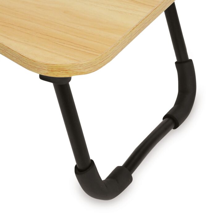 Laptop-Tisch, klappbar, in Holzoptik mit Tablet-Halter