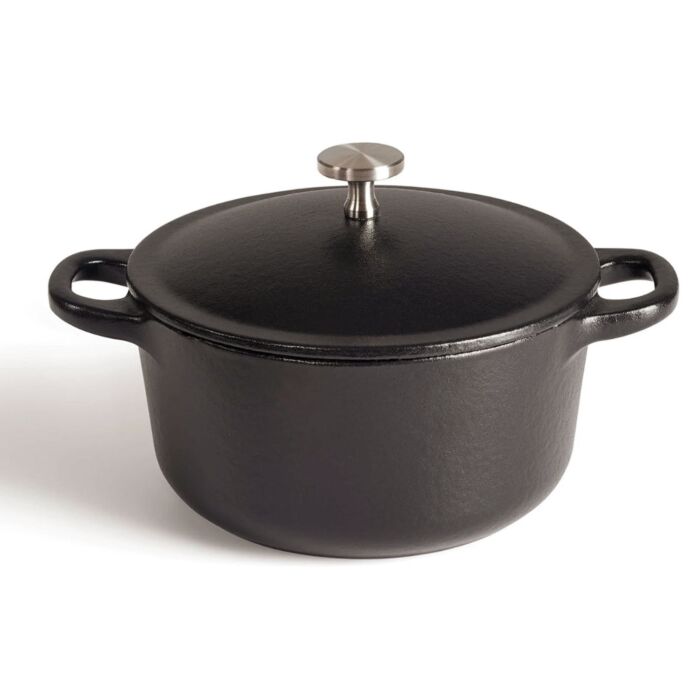 Mini cocotte avec couvercle, en fonte, 300 ml
