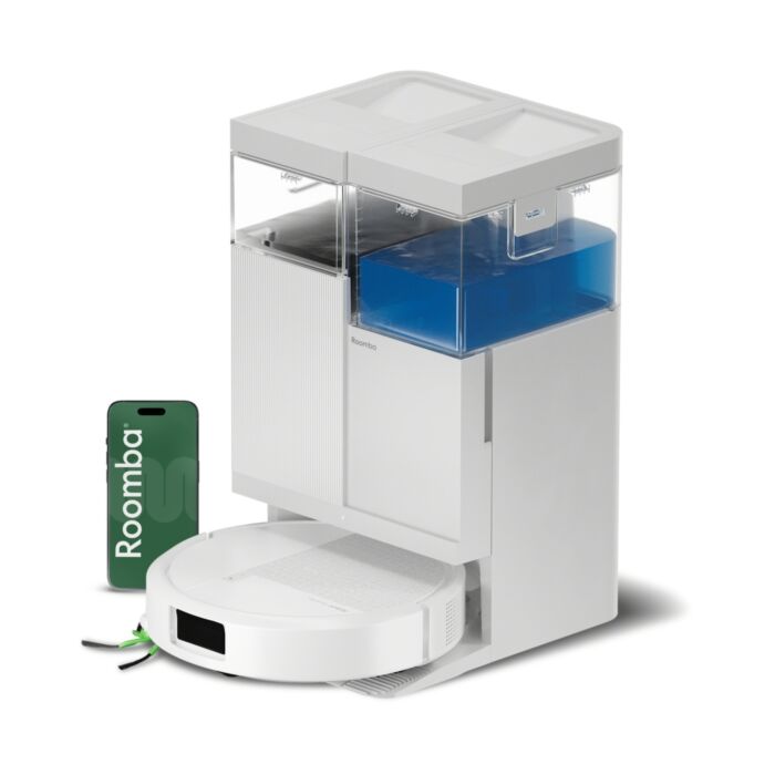 Robot aspirateur-laveur iRobot Roomba Plus 515 Combo, avec base AutoWash