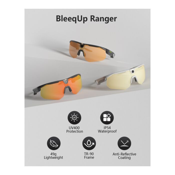 AI Sports Glasses, smarte Sportbrille mit KI-Funktionen