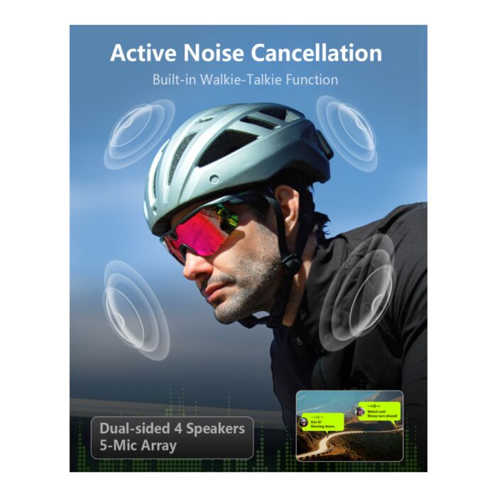 AI Sports Glasses, smarte Sportbrille mit KI-Funktionen