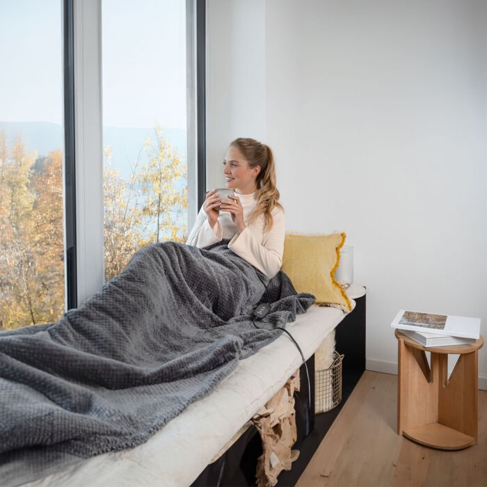 Couverture chauffante Beurer «HD 65», 3 niveaux de température, 130×180 cm