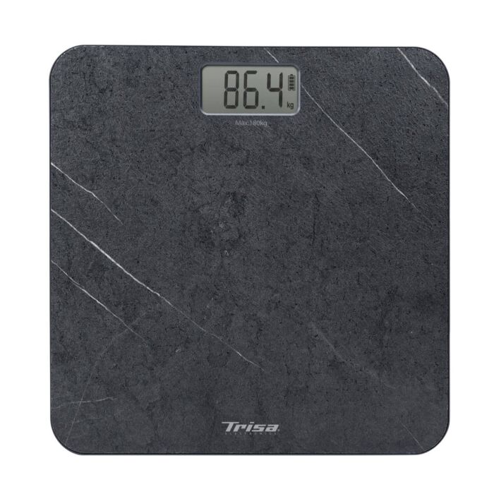 Trisa Personenwaage «DynoScale Rock», 180 kg, batterielos, 50-g-Schritte