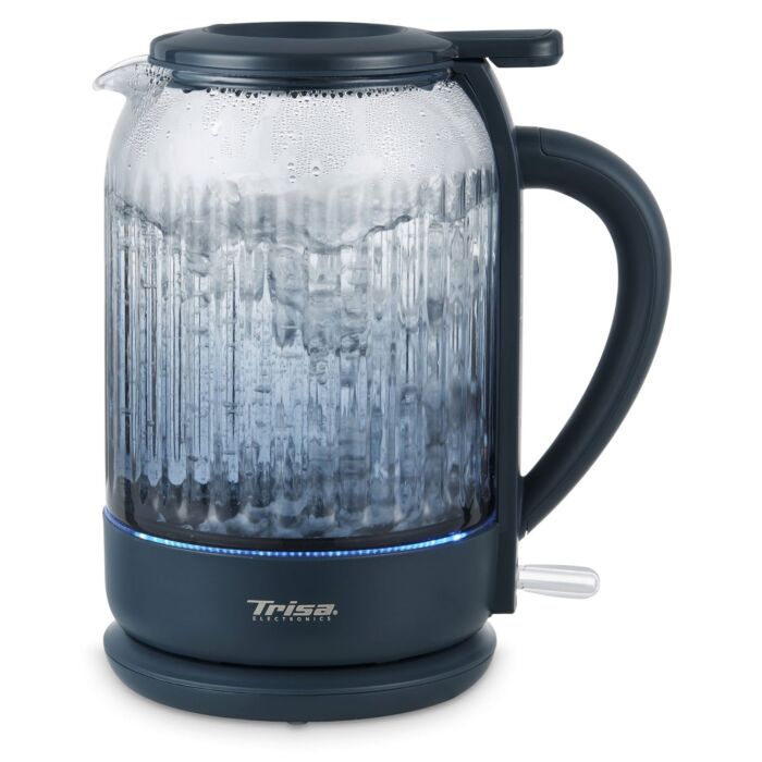 Bouilloire Trisa «Silent Boil», 1,5 l, verre strié, commande Strix