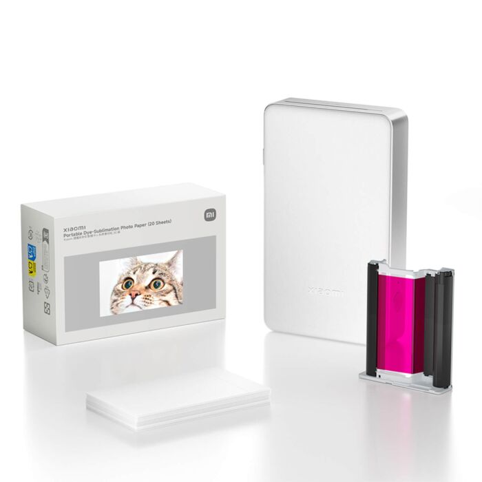 Xiaomi Fotopapier «Portable Dye-Sublimation», selbstklebend, automatische Laminierung