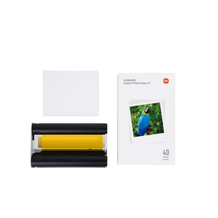 Xiaomi Fotopapier «Instant Photo Paper 3"», 40 Blatt, Schutzbeschichtung