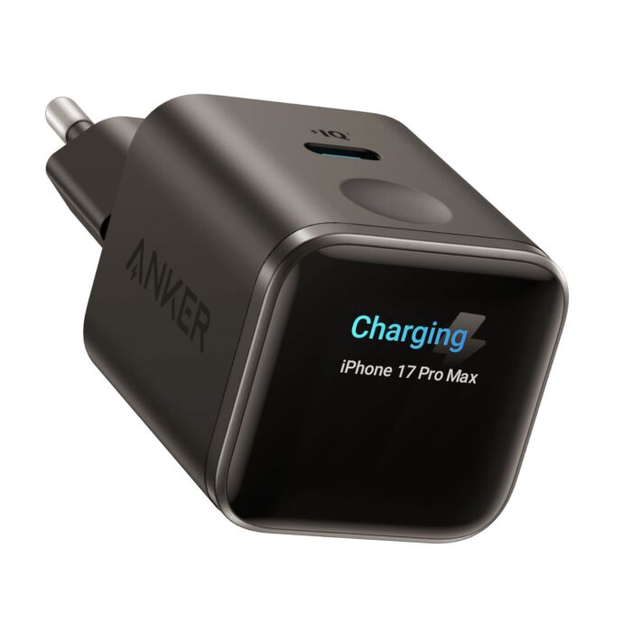 Anker Nano USB-C-Ladegerät «45W» mit Display, intelligenter Schonmodus