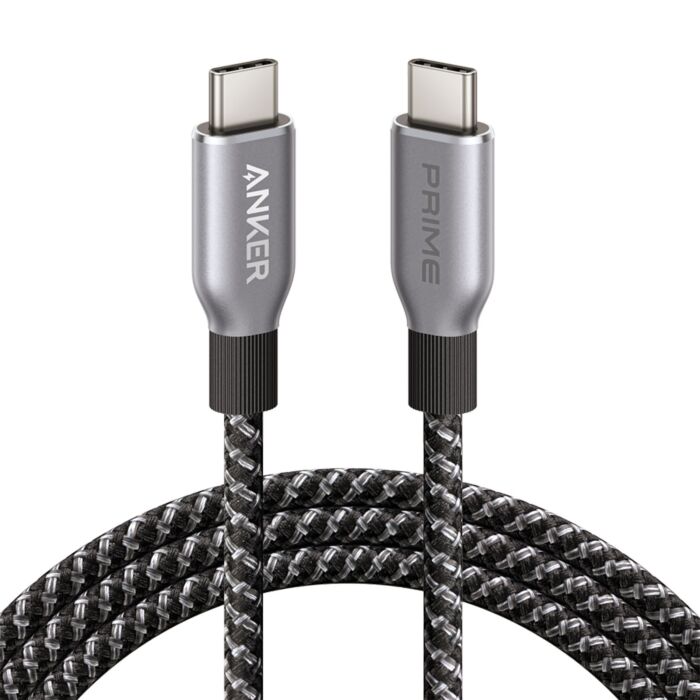 Anker USB-C-Kabel «240W», 1,8 m, geflochten, mit Kabel-Organizer