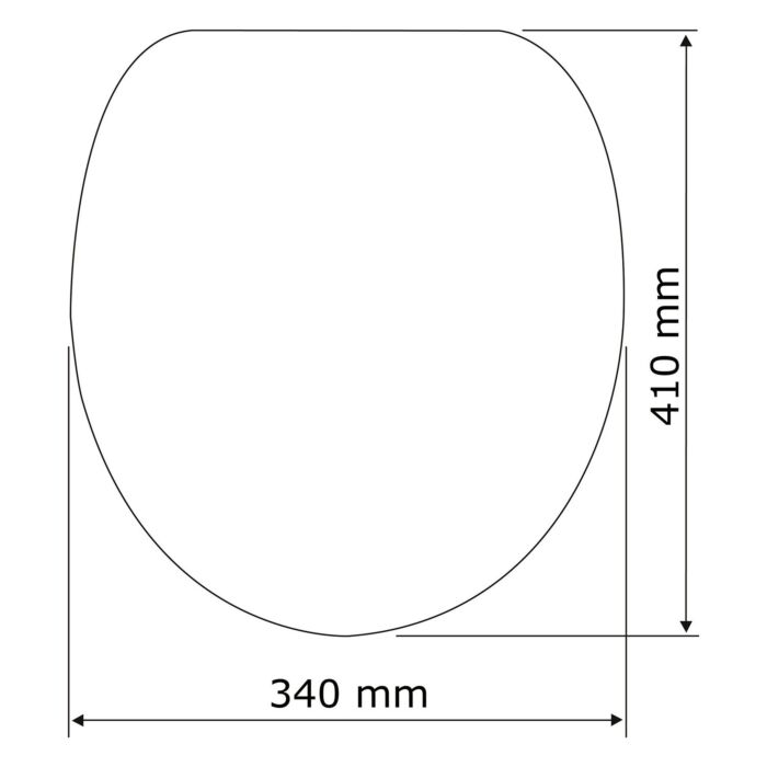 WC-Sitz aus Bambusholz, feuchtigkeitsresistent, bis 200 kg