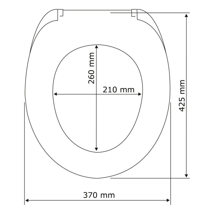 WC-Sitz aus Bambusholz, feuchtigkeitsresistent, bis 200 kg