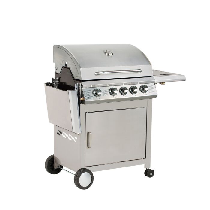 Gasgrill mit 4+1 Brennern, 15,75 kW
