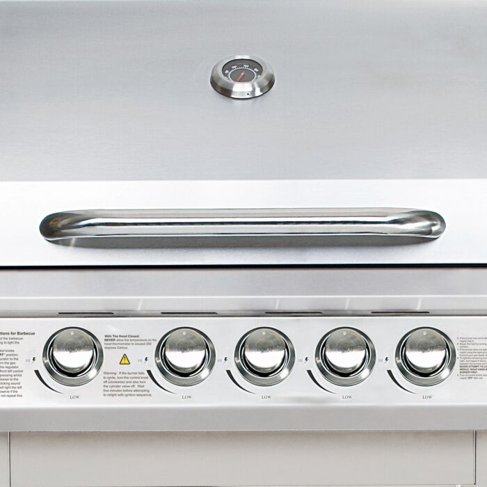 Gasgrill mit 4+1 Brennern, 15,75 kW