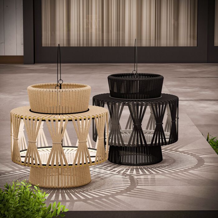 Lanterne solaire «Nikhita», lumière d'ambiance pour l'intérieur et l'extérieur