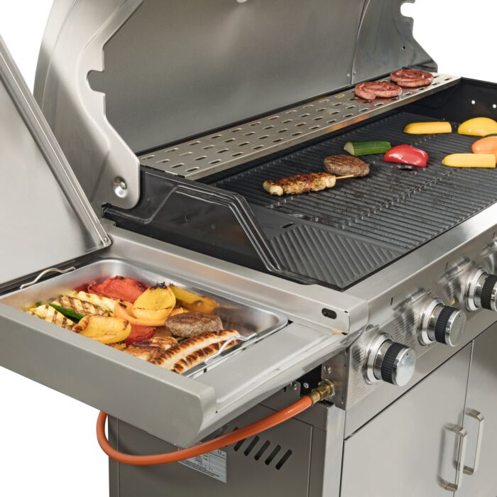 Gasgrill mit 6+1 Brennern, 22,05 kW