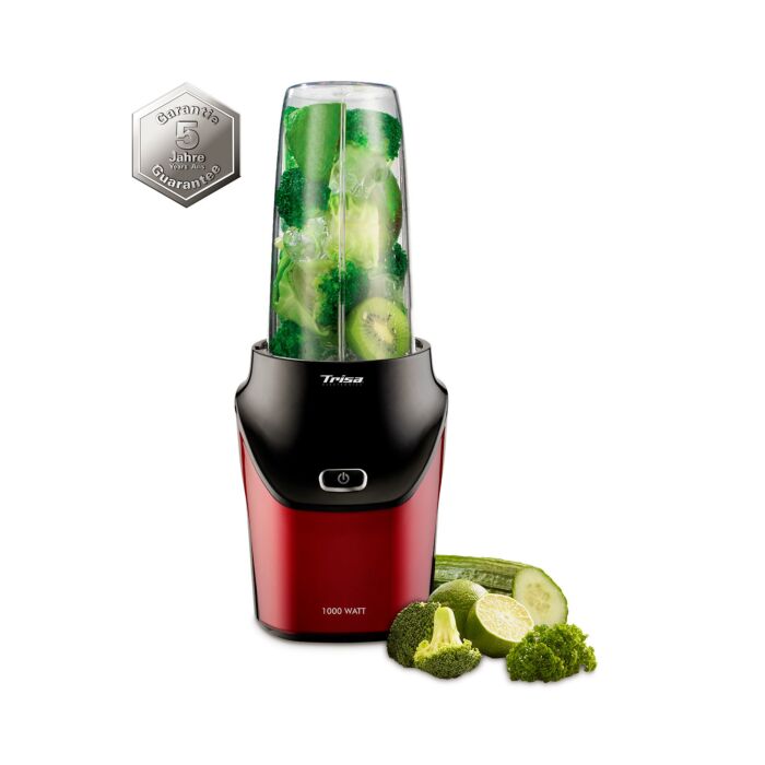 Extracteur de nutriments Trisa Energy Boost, 1000 W, avec 2 gobelets en Tritan