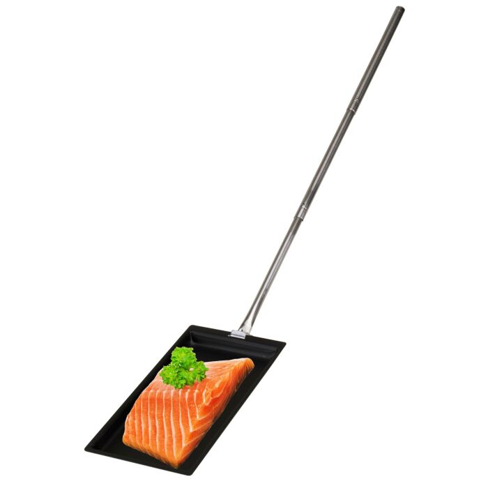 Nouvel Grill à raclette, poignée télescopique 20-45 cm