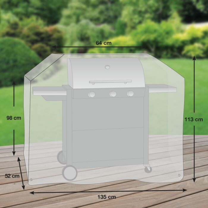 Schutzhülle für Gasgrill 4+1 Brenner, witterungsbeständig