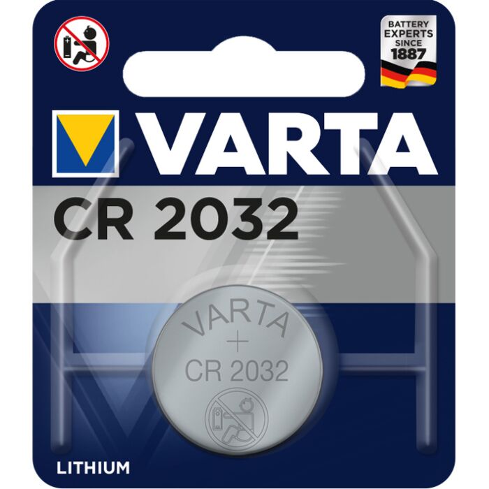 Lithium-Knopfzellenbatterie CR2032, 1 Stück main product photo