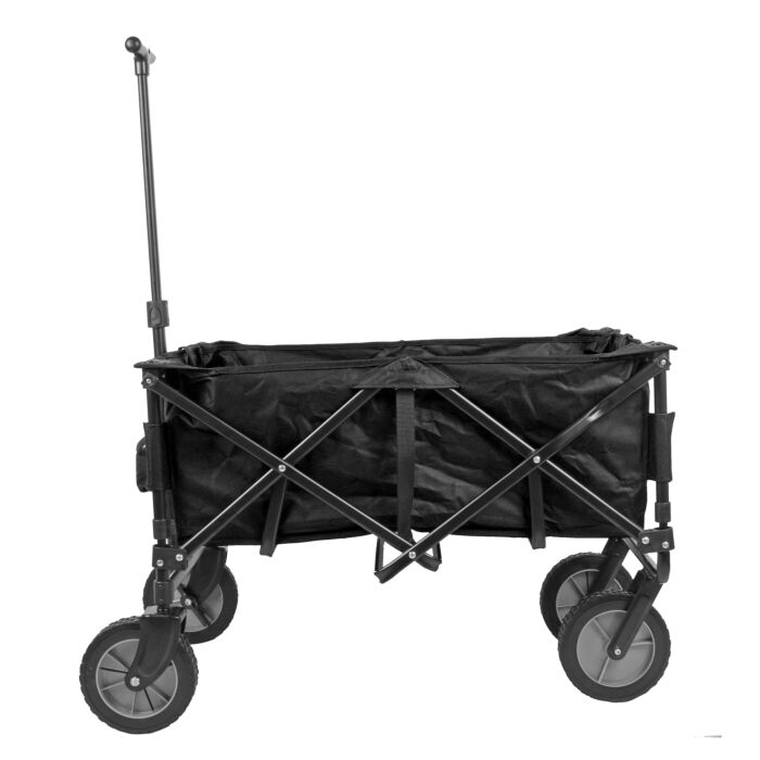 Faltbarer Bollerwagen mit Deichsel