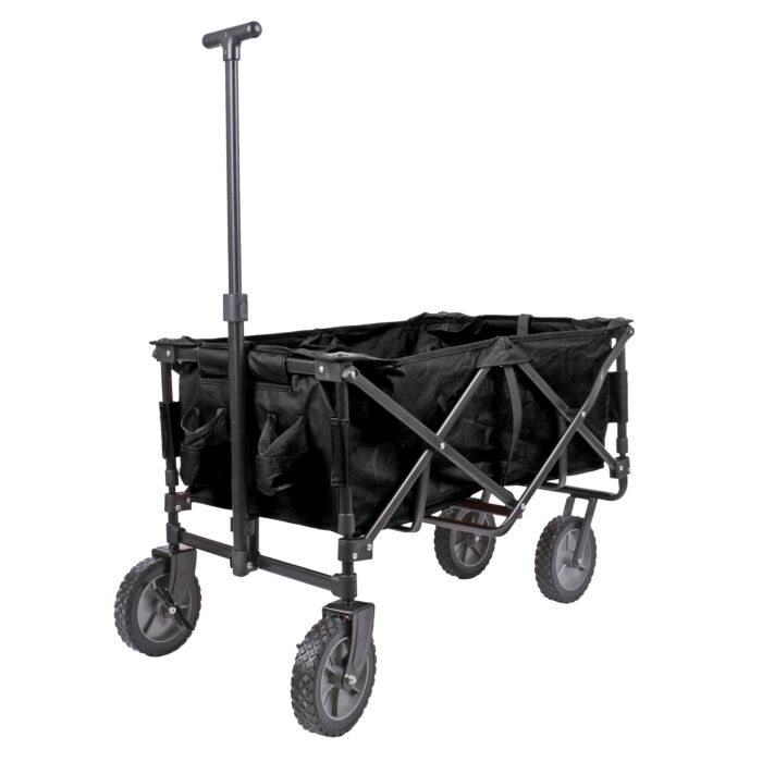 Faltbarer Bollerwagen mit Deichsel