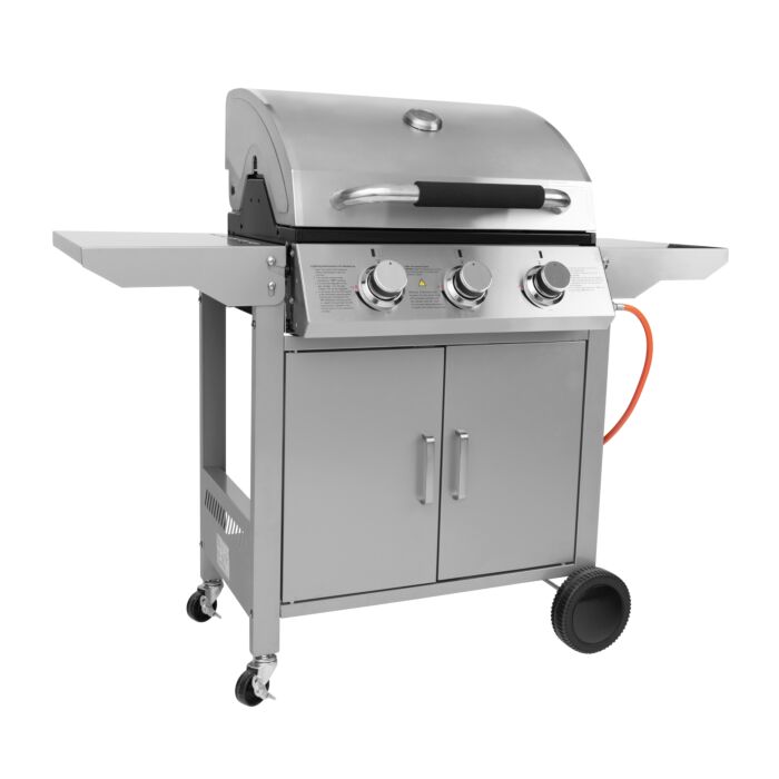 Gasgrill mit 3 Brennern, 9,6 kW