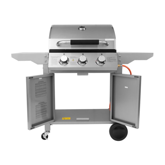 Gasgrill mit 3 Brennern, 9,6 kW