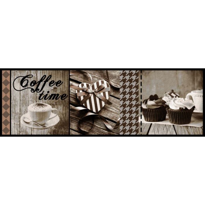 Küchenläufer «Coffee Time», 50x150 cm
