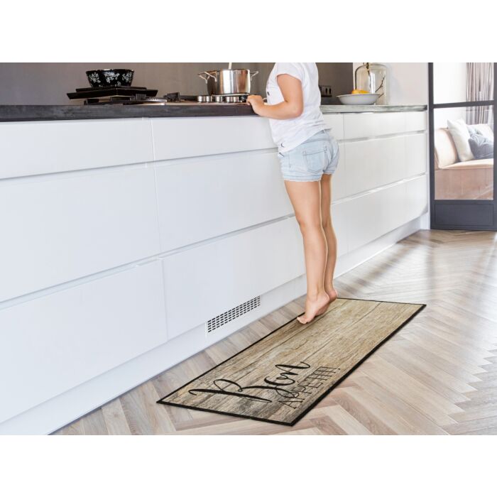 Tapis de passage Bon Apetit, 50x150 cm, antidérapant