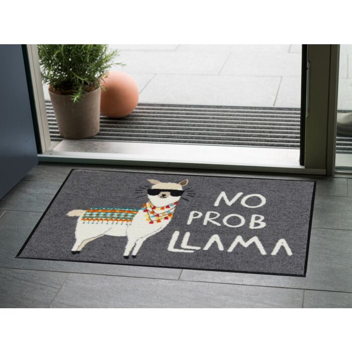 Fussmatte «No Prob Llama», 50x75 cm