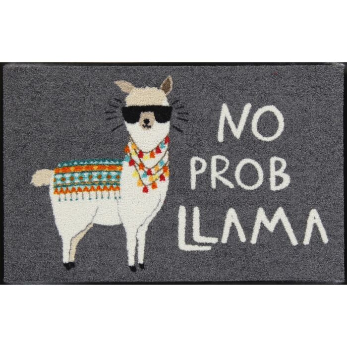 Fussmatte «No Prob Llama», 50x75 cm